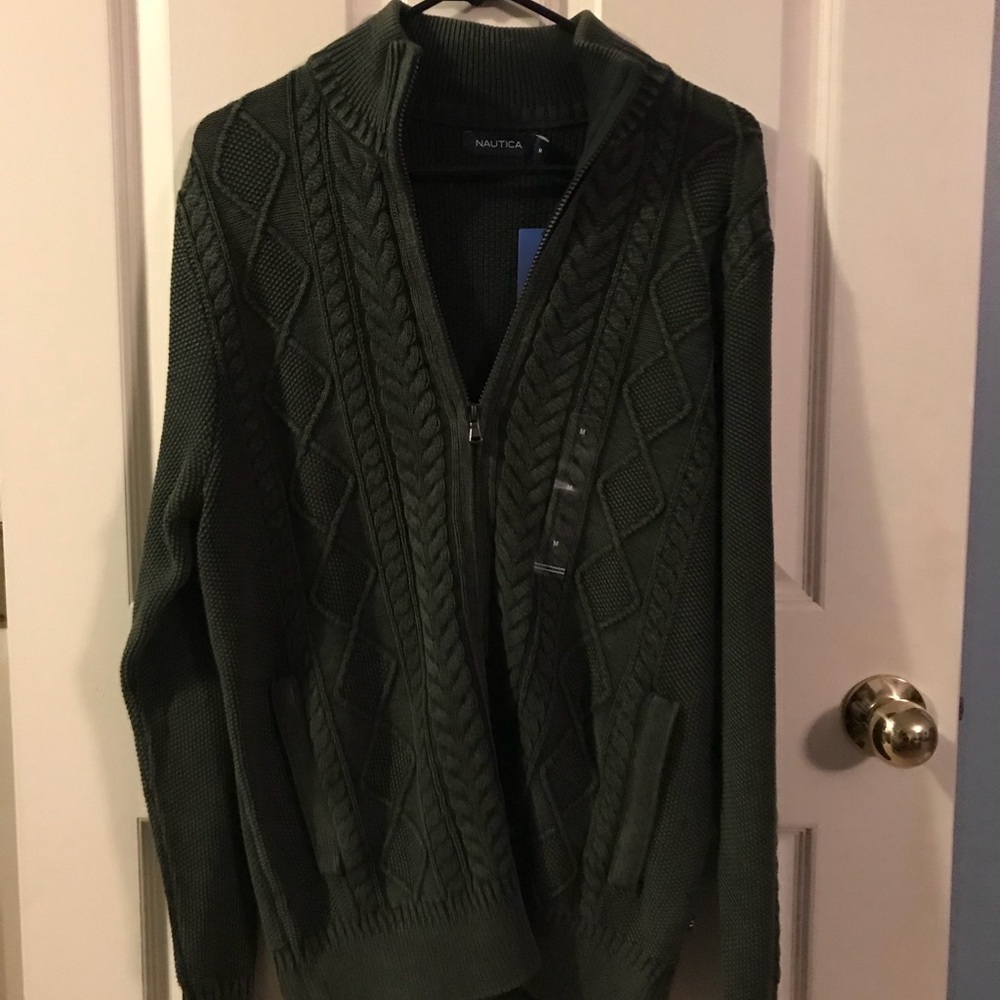 Nautica Olive sweater